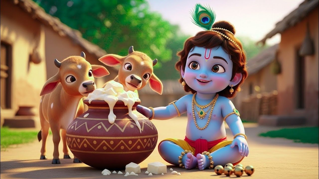 Little Krishna Songs | Choto So Maro Madan Gopal | Choti Choti Gaiya | Krishna Bhajan | Krishna Song