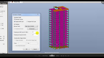 midas Gen 2019_5-story Project_02_Steps to Check Modeling-Part 2