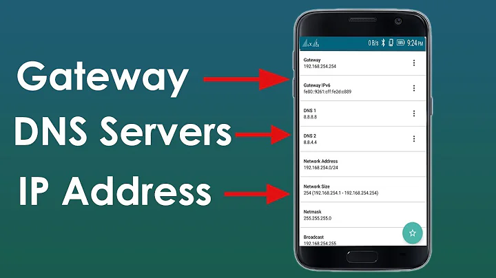 How to Find Gateway, IP Address, DNS Servers on your Android Phone