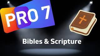 Propresenter 7 Tutorial  Bibles & Scripture
