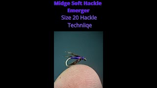 Midge Soft Hackle Emerger #shorts