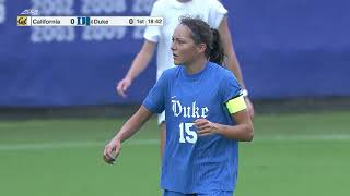 Cal vs. Duke Full Match Replay | 2026 ACC Women's Soccer