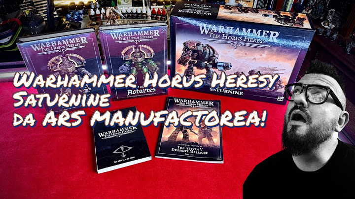REPORTAGE + UNBOXING: Warhammer the Horus Heresy SATURNINE #warhammer30k #ageofdarknessfinalstand