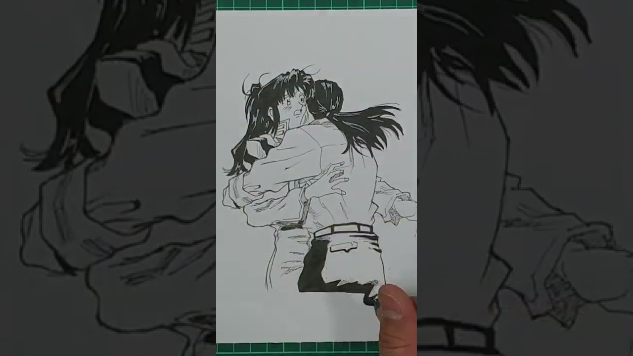 絵師が描いた エヴァンゲリオン 名場面集 葛城ミサトと加持リョウジのラブシーン のイラストメイキング 次回配信日は 1月28日金曜日11時です Shorts Youtube