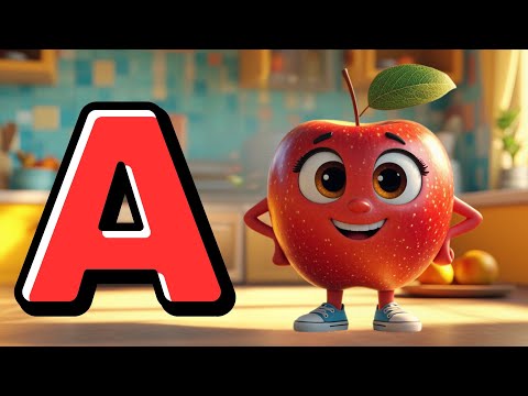 A for Apple | Fun Toddler Phonics Song to Learn Alphabet Sounds