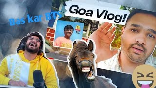 @AlphaClasher React On @Bittyboi Goa Vlog Part 2 | Alpha Funny Reaction 🤣🤣 BTS Vlog
