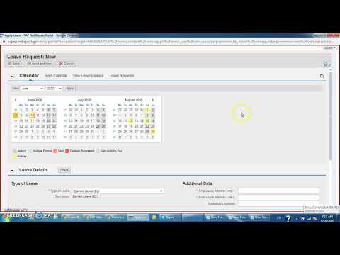 EASY WAY TO APPLY LEAVE IN SAP.