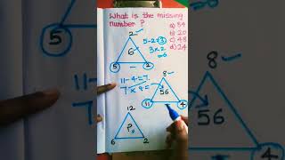 reasoning questions triangle missing number🔴Try this🔴all in one video with examples🔴solve easily