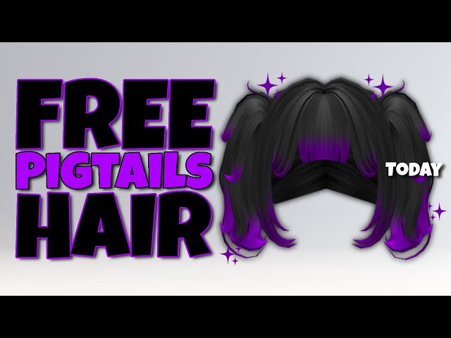 Long Black High Set Pigtails Roblox Hair ID Code - Ohana Gamers