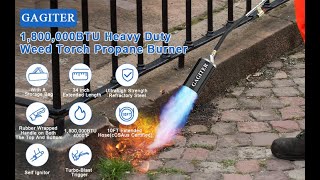 Gagiter Propane Torch Weed Burner   Review  Link Below 