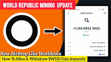World Republic Coin Airdrop | Mine Free $WDD & Withdraw Instantly to Trust/Metamask!