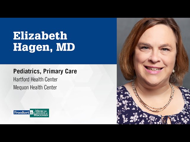 Watch Dr. Elizabeth Hagen, primary care physician on YouTube.