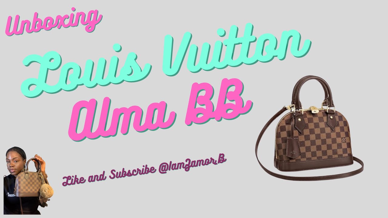 Louis Vuitton Alma BB Unboxing 