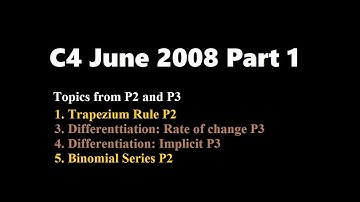 C4 2008 June Part1 (Q1,3,4,5 Topics from C2,C3)