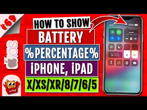 View Battery Percentage on iPhone/iPad |Show Battery Percentage Indicator iPhone X/XS/XSMax/XR/8/7/6