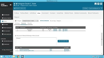 How to use the Instagram Like tool in mass planner 2