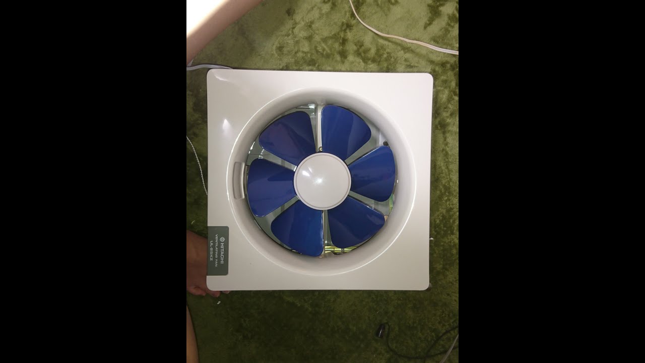 HITACHI ABS樹脂換気扇 UL-25KZ - YouTube