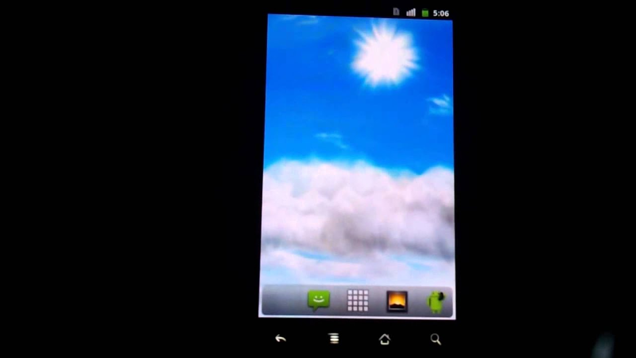 App review Blue Skies Live Wallpaper YouTube