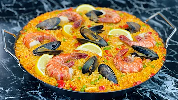 Pourquoi le riz est jaune dans la paella ?