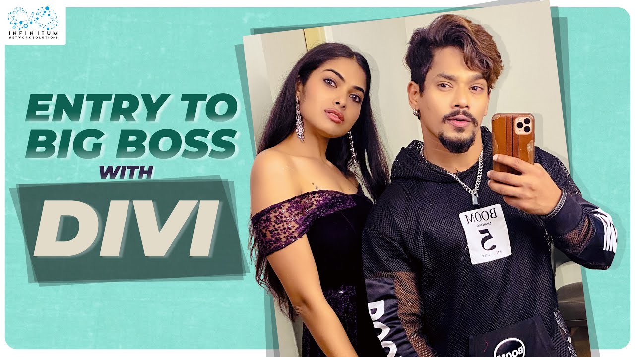 My Entry to Bigg Boss with Divi || Big Boss 4 || Mehaboob Dil Se || Infinitum Media