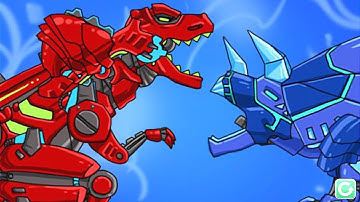 Dino Robot Corps: ALL ANIMATIONS | Eftsei Gaming