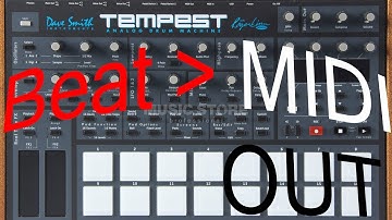 TUTORIAL - DSI Tempest MIDI out sequencer