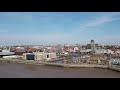 Liverpool Waterfront And Mersey Ferry By Drone