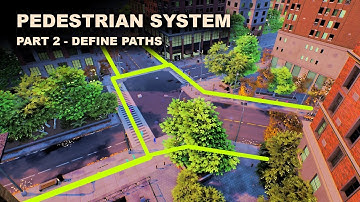 Unreal Pedestrian System - Part 2 [Defining Pedestrian Paths]