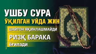 УЙНИ ЖИНШАЙТОН, СЕХРЖОДУДАН ТОЗАЛОВЧИ СУРА. УЙИНГИЗДА БУ СУРАНИ ЎҚИБ ҚУЙИБ ЮРИНГ!