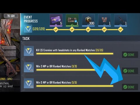 Call Of Duty Mobile Win 3 -5 MP or BR Ranked Matches Task Complete ...