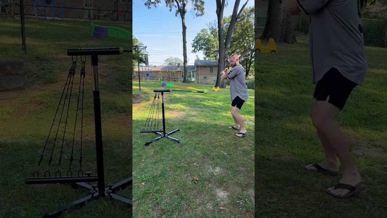 Teaching the kids to hit? ⚾️ This swing trainer changes the game.