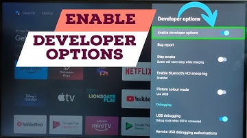 TCL Android TV : How to Enable Developer Options | Disable Developer Options