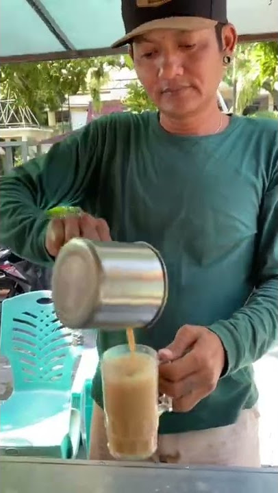 BELI TEH TARIK PAKAI MANGKOK 😜🤤