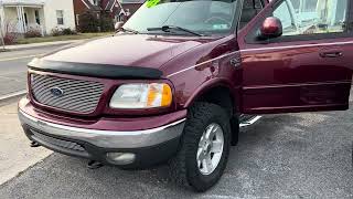 2003 F-150 start-up and idle video, plus walk-around (20291B)