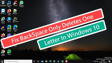 Fix Backspace Only Deletes One Letter In Windows 10