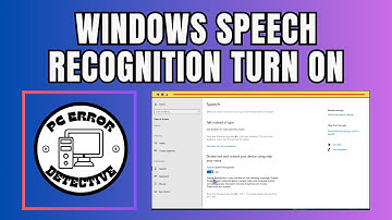 How to Turn On Speech Recognition in Windows 10