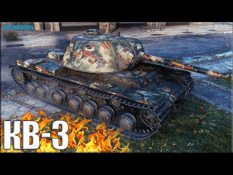 Рекордный бой на КВ-3 ✅ World of Tanks ТТ-7 СССР