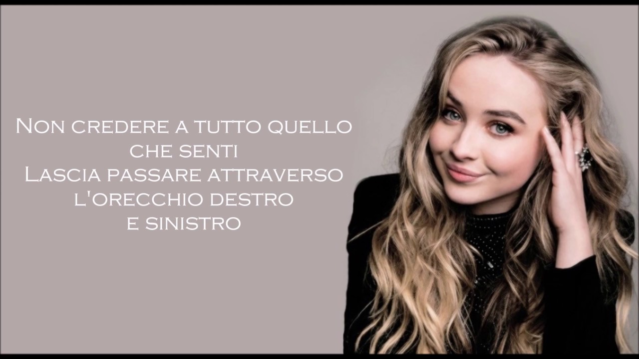 Thumbs - Sabrina Carpenter || Traduzione in Italiano