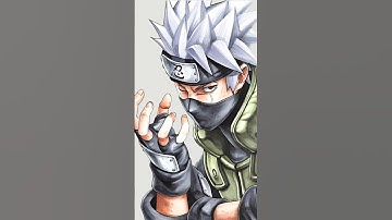 How To Draw Kakashi || Kakashi Drawing #shorts #kakashi #naruto #anime #trending #viralvideo