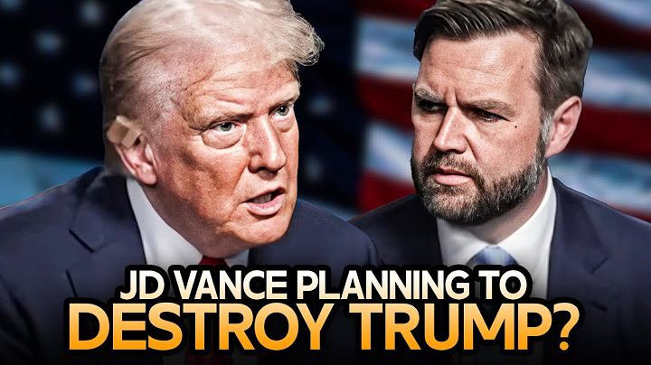 JD Vance Wants To DESTROY Trump