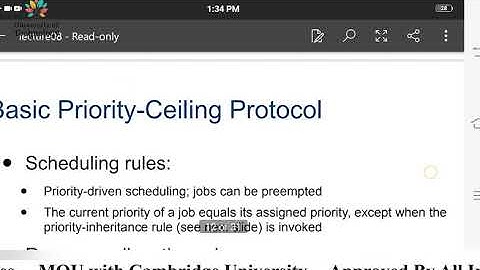 Basic Priority Inheritance Protocol | Online Education | Learn Online
