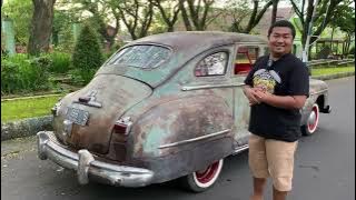 Mobil tua dodge 1944 yang sangat layak di restorasi