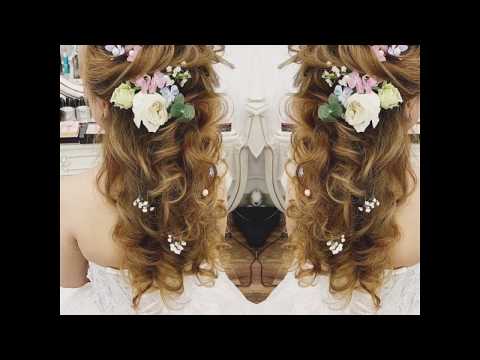 Hướng dẫn kiểu tóc vintage cài hoa tươi lãng mạn cho cô dâu - Mai Đỗ Makeup