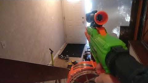 Adventure Force Spectrum test with 35 round drum mag.