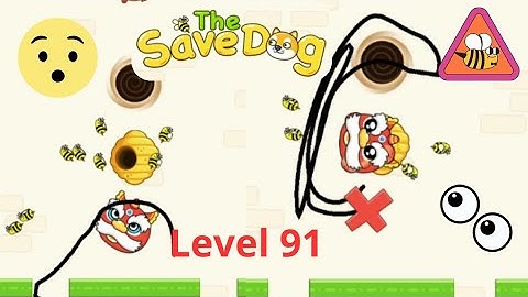Save the Dog game. 🐕👍 Level 91. #savethedoggame