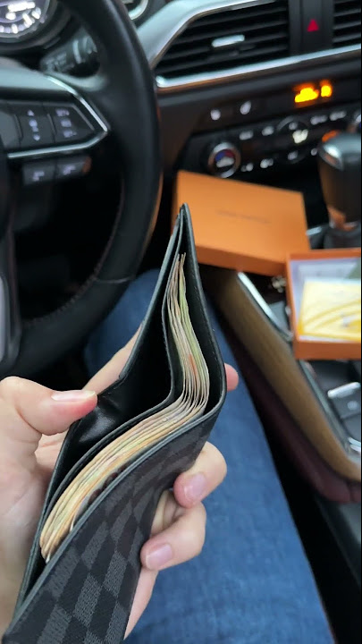 Unboxing and Review M60332 Louis Vuitton Slender Wallet Epi Leather Black 