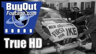 Dwight D. Eisenhower Becomes President, Reel 1 - 1952 Historic HD Footage