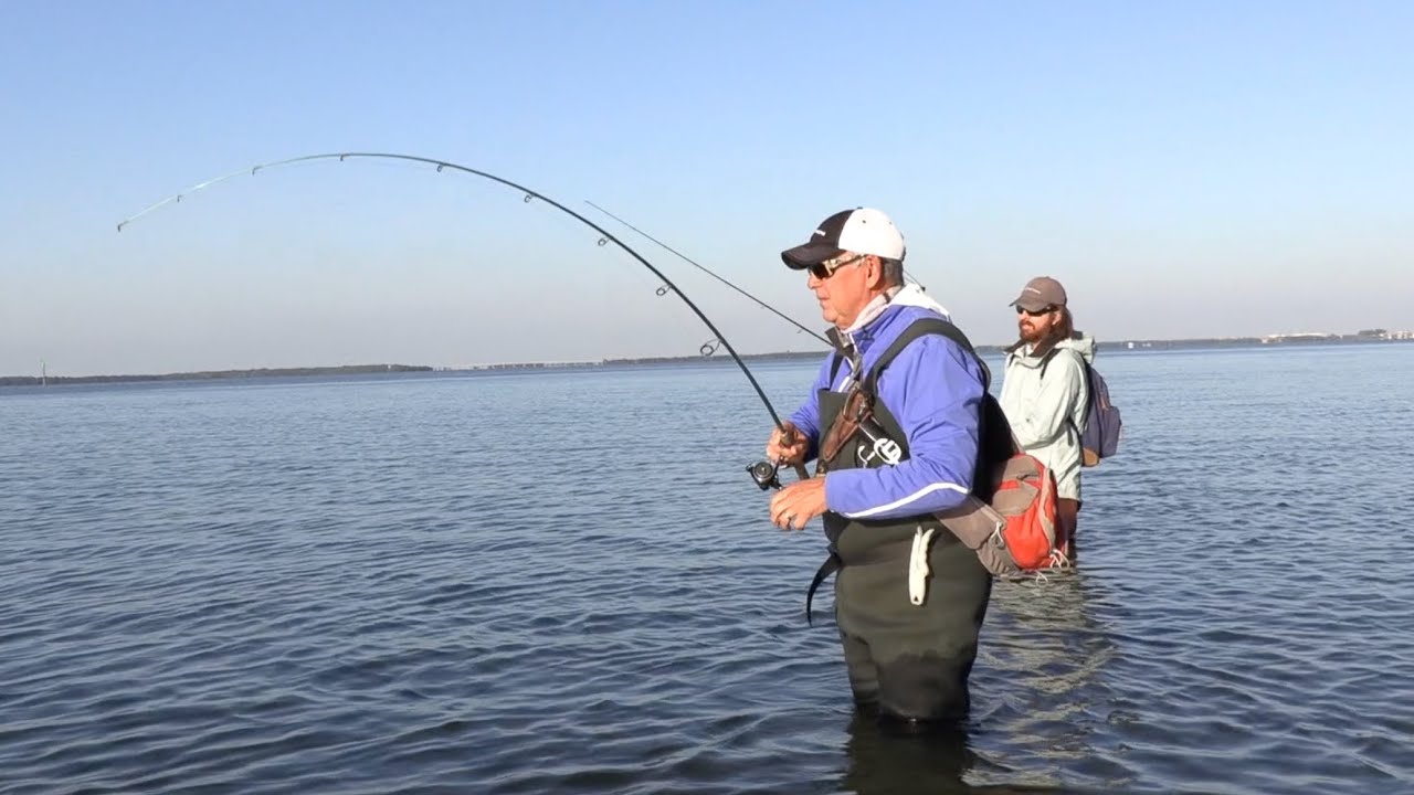 WADE FISHING: How To Catch Redfish & Trout After A Cold Front 