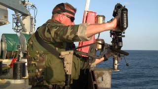 Beveiligingsteams mariniers beschermen Nederlandse koopvaardij