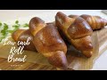 【糖質制限】ミックス粉（こうじ江部粉）で低糖質ロールパン作ったよ　Low-carb keto roll bread